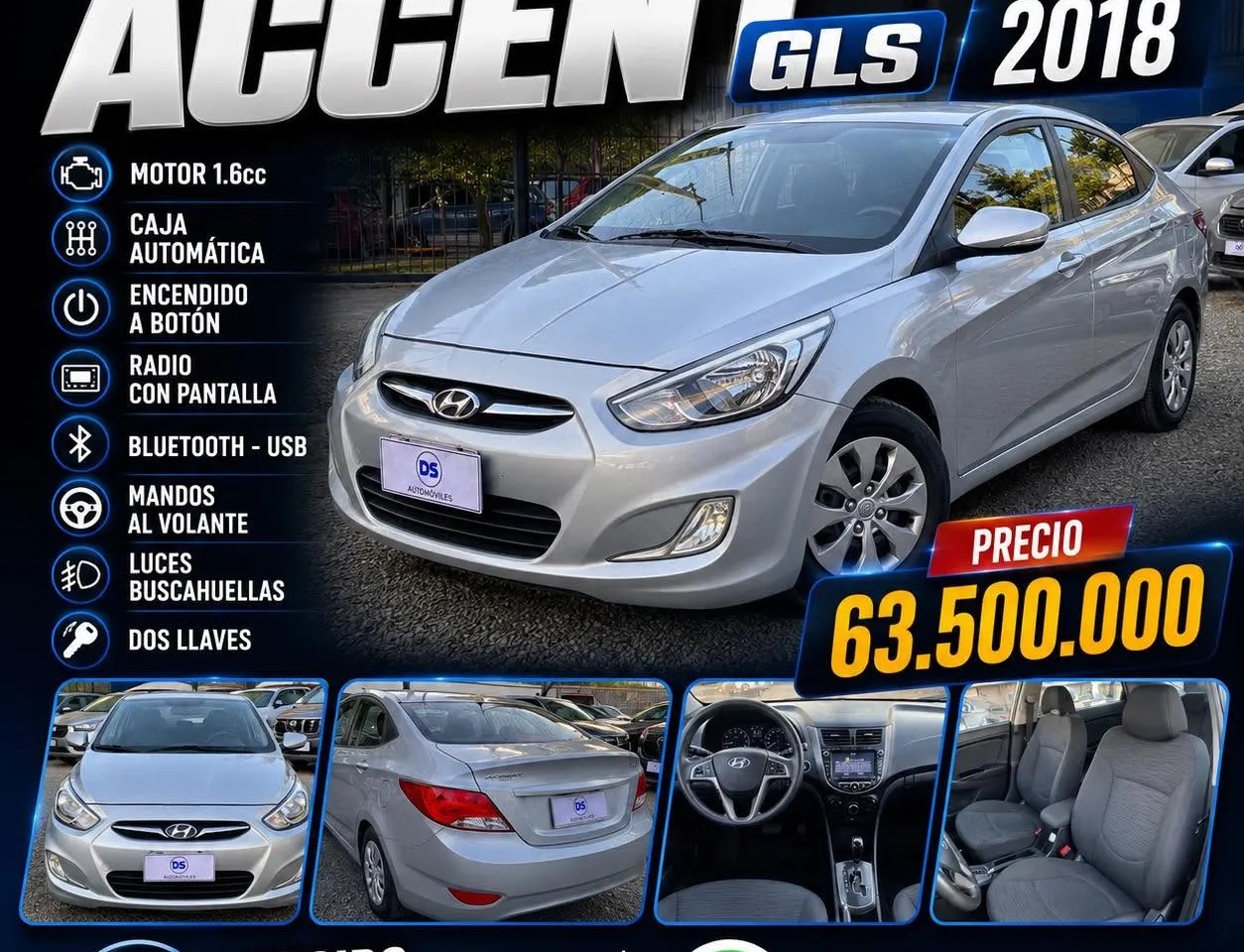 Hyundai Accent 2018 GLS · 1.6