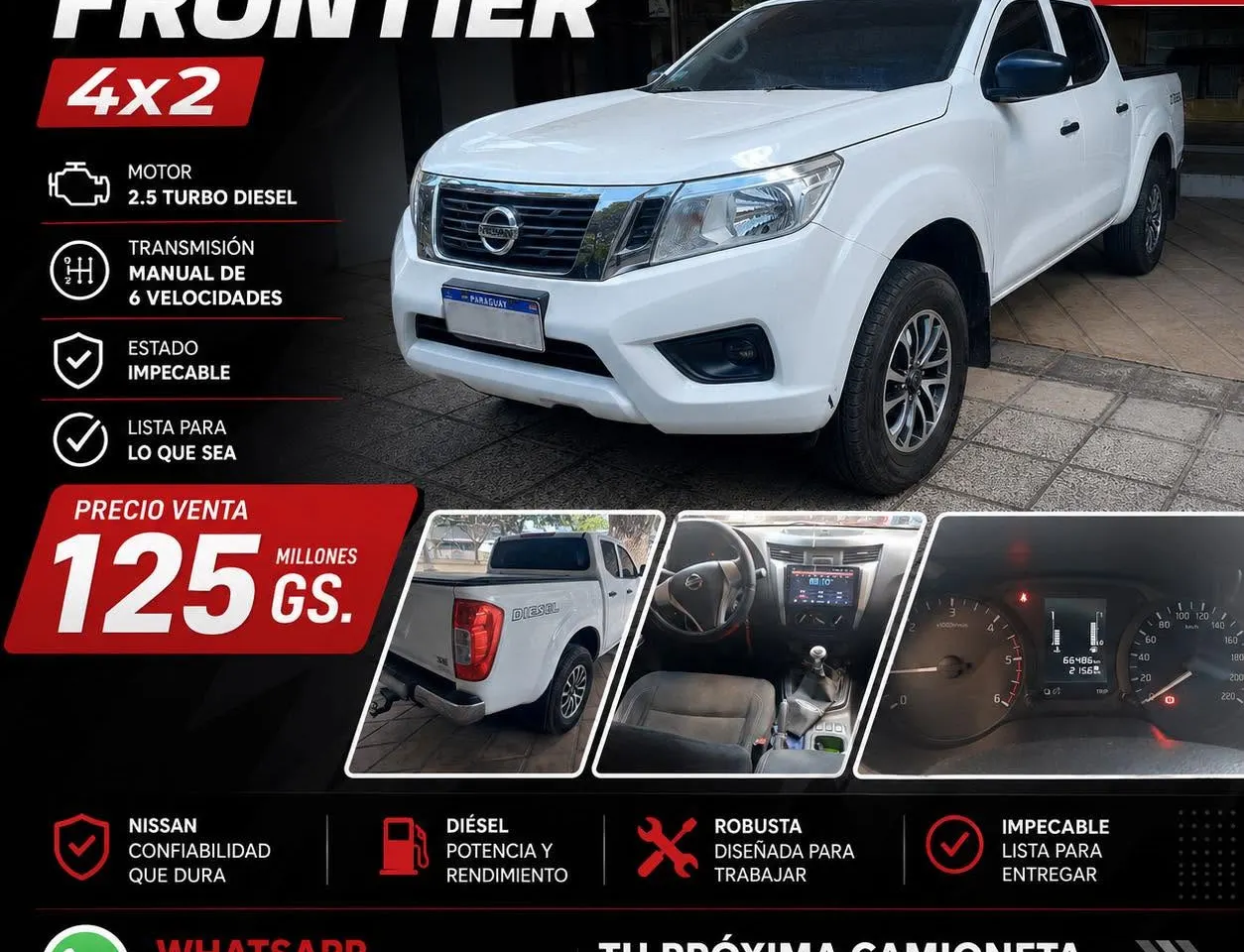 Nissan Frontier 2020 4x2 · 2.5 Turbo Diésel