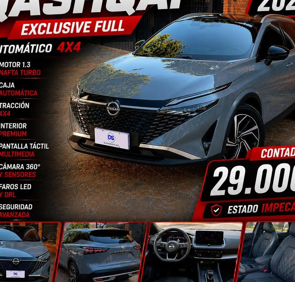 Nissan Qashqai 2025 Exclusive Full · 1.3 turbo