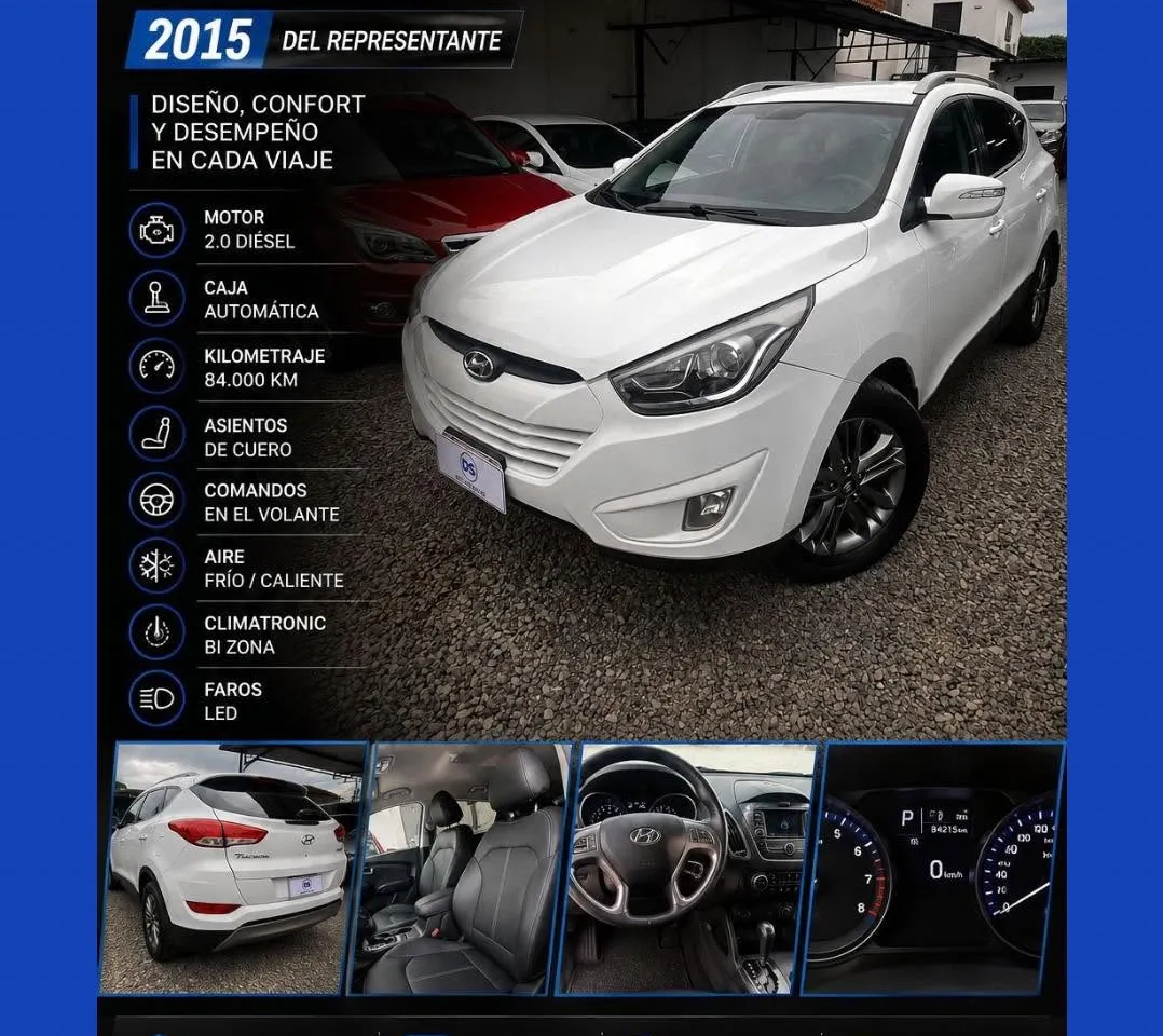 Hyundai Tucson 2015 2.0 diésel