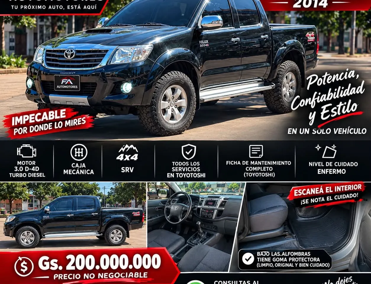 Toyota Hilux 2014 SRV